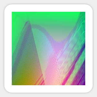 COLORFUL RAINBOW ABSTRACT TEXTURE Sticker